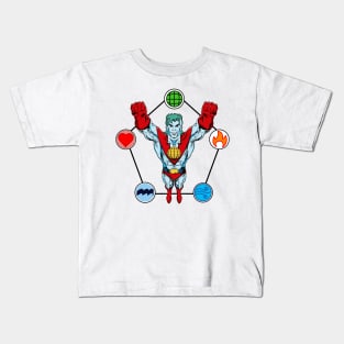 Captain planet universe Kids T-Shirt